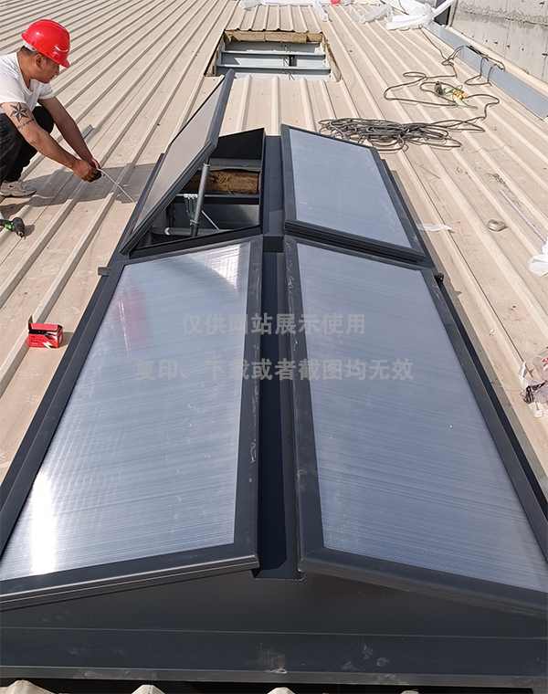 兰州王老吉生产车间盐池排烟天窗